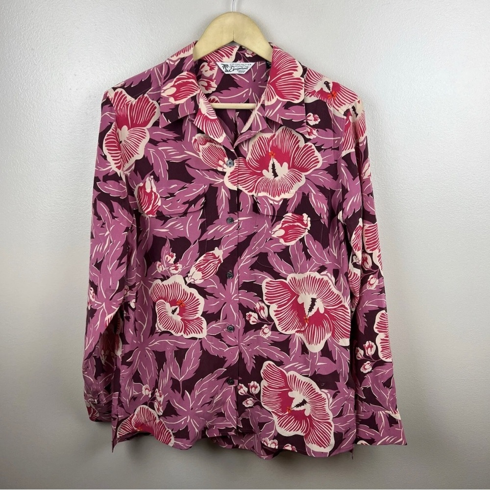 Equipment Pink Floral Button-Down Shirt